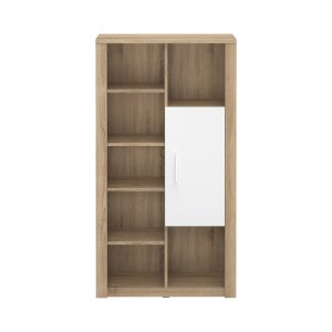 Alternative view of Elemento prateleiras 1 porta PARIS 100x185x35