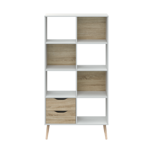 Alternative view of Estante 2 gavetas FARO 86x168x35