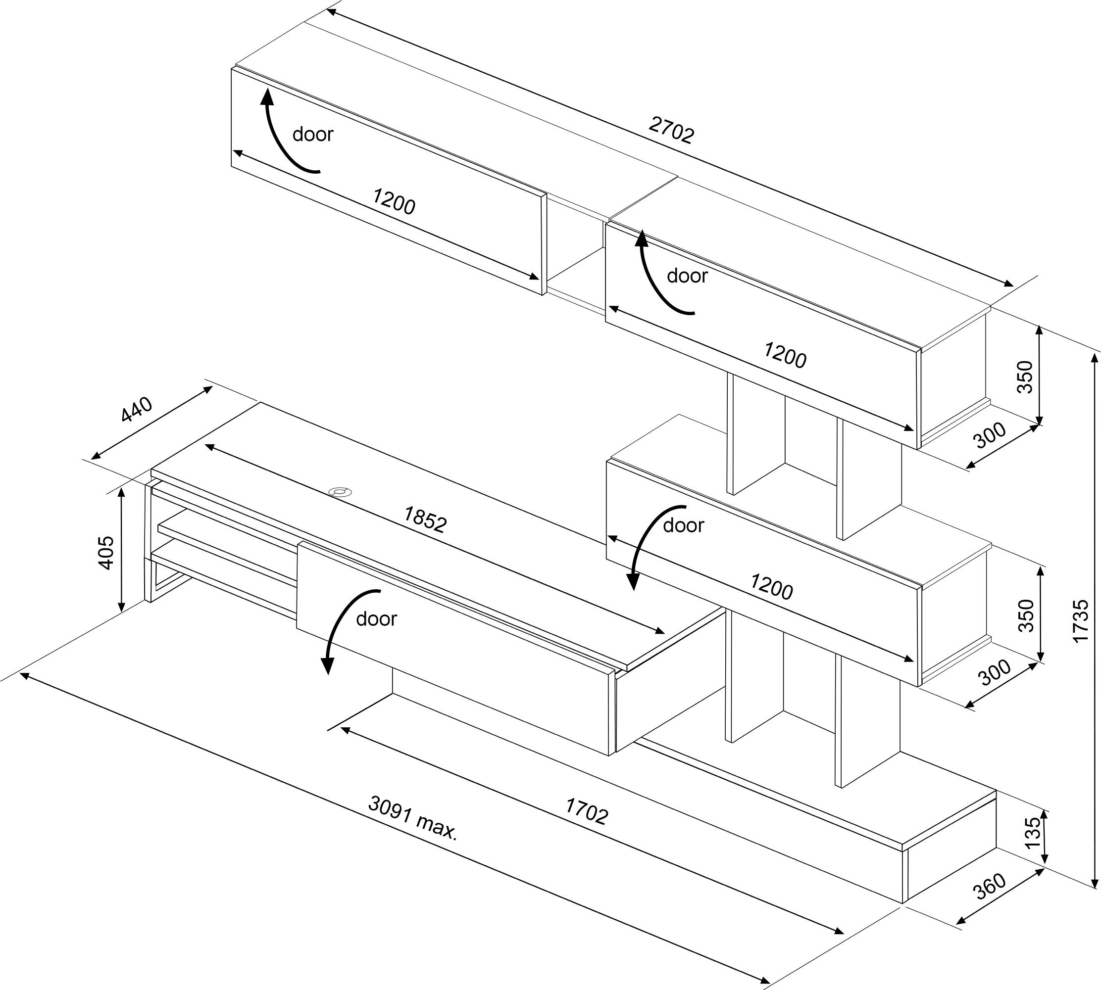 Estante NUMS (1051) 270x173x440 - Image 5