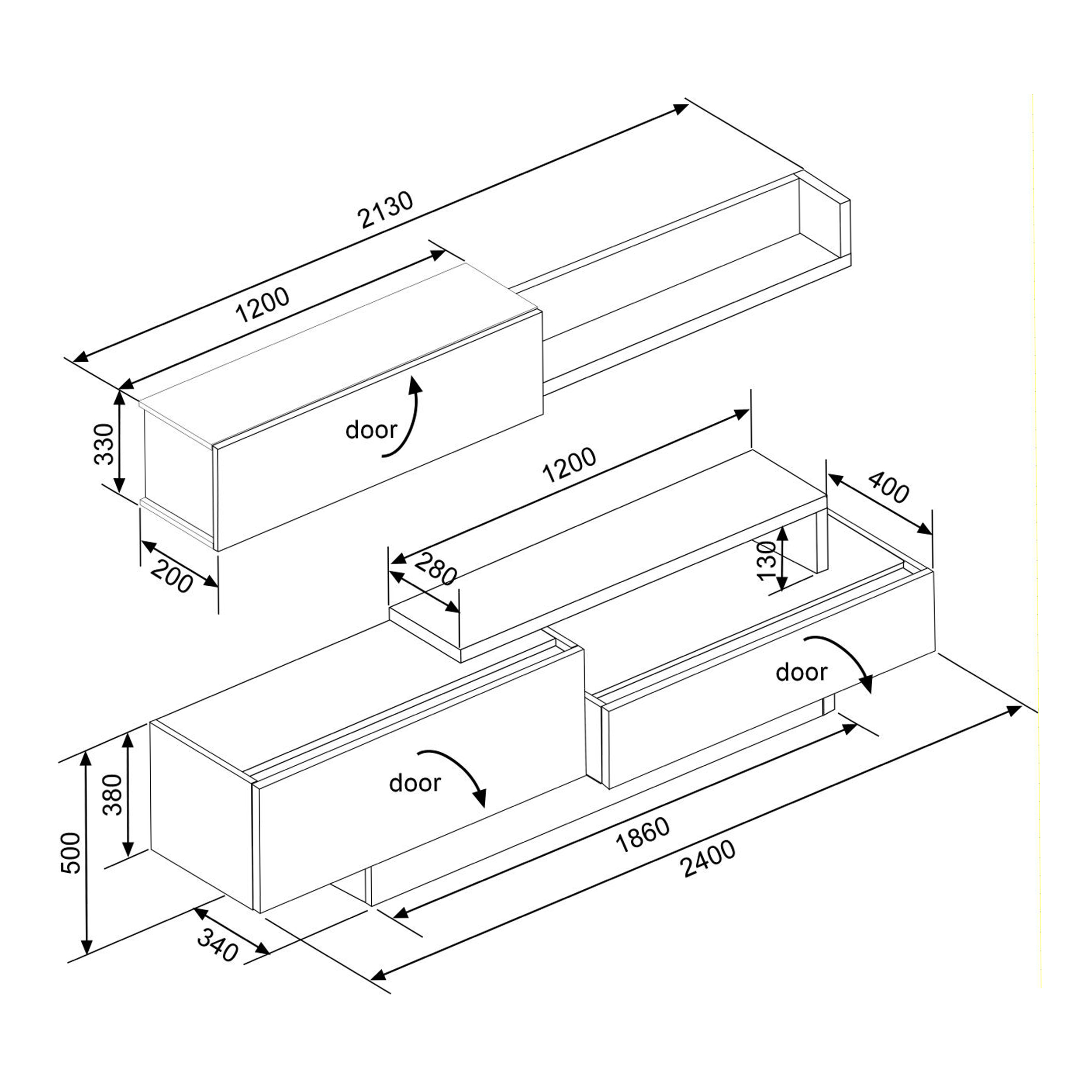 Estante SOHO 240x50x34 - Image 7