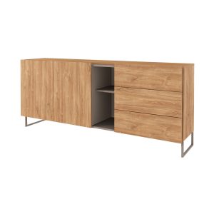 Aparador 3 gavetas+2 portas NUMS 175x74x38