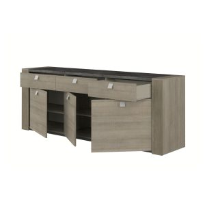 Alternative view of Aparador 3 portas+3 gavetas RITTA 220x80x48